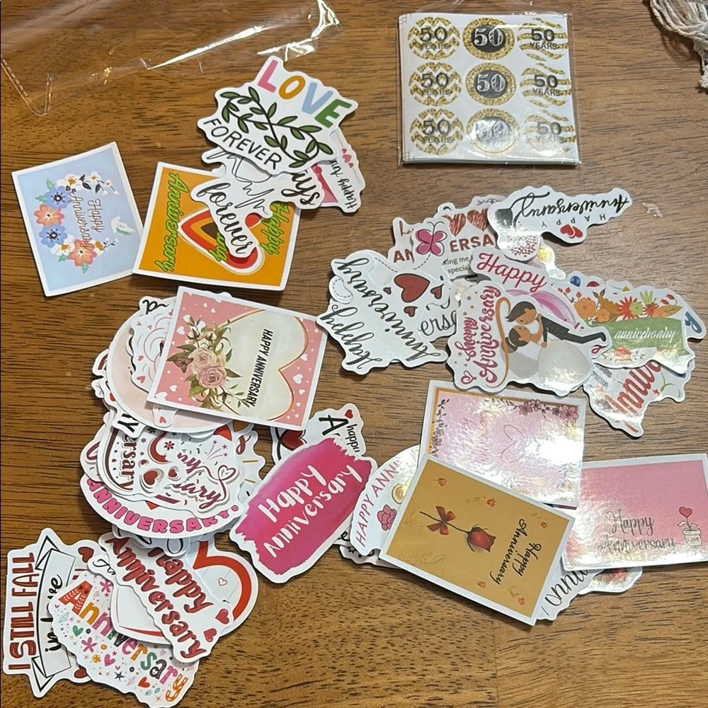 Golden Anniversary Party Supplies Set